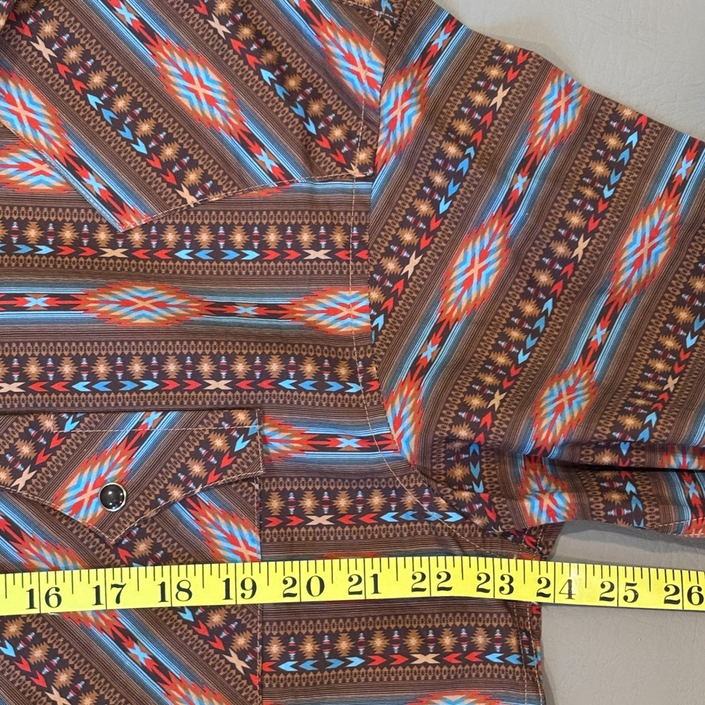 Panhandle Slim Men's Large Pearl Snap Shirt Cotton Southwest Western NWOT - Picture 5 of 5